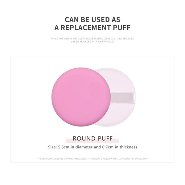 [MPTA00010] MEIPENG Air Cushion BB Cream Concealer Powder Puff Foundation Sponge Makeup Tool Round