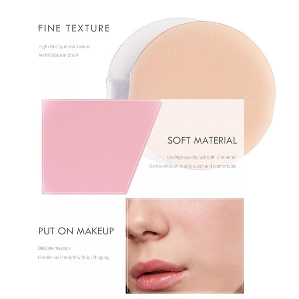 [MPTA00010] MEIPENG Air Cushion BB Cream Concealer Powder Puff Foundation Sponge Makeup Tool Round
