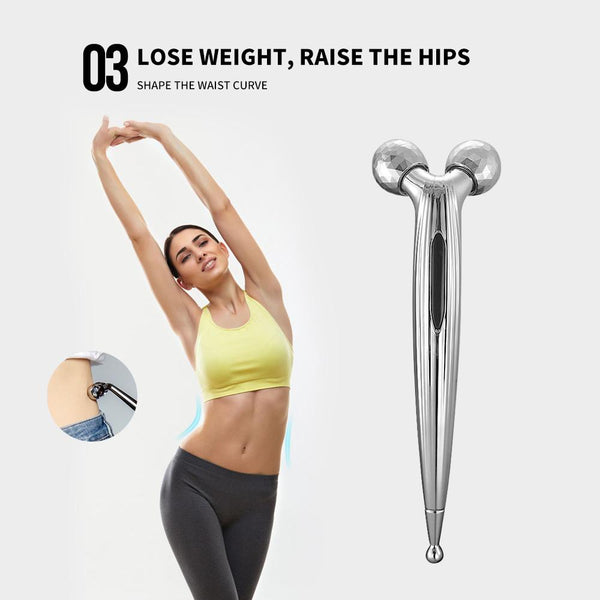 [MPTA00013]MEIPENG 3D Facial Roller  Massager V Face Lifting Massage Instrument Body Shaping Tool