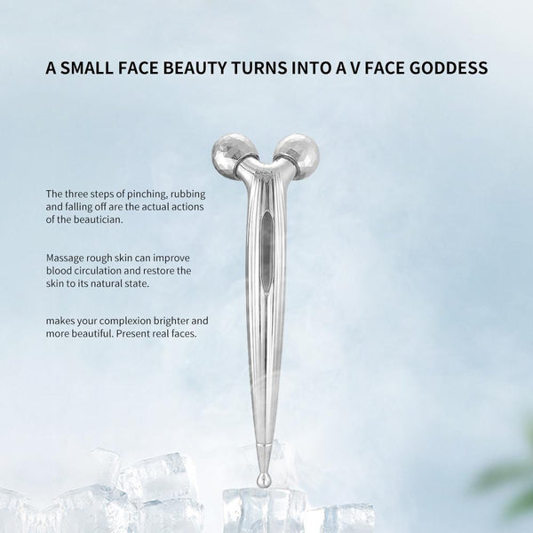 [MPTA00013]MEIPENG 3D Facial Roller  Massager V Face Lifting Massage Instrument Body Shaping Tool