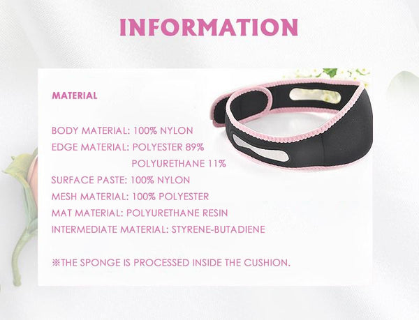 [MPTA00015]MEIPENG Anti Snore Aid Sleep Apnea  Stop Snoring Strap Belt Jaw Solution Chin Support