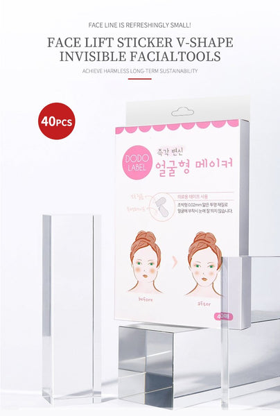 [MPTA00016]MEIPENG Face Lift Sticker V-Shape  Invisible Facial Tools Label Chin Adhesive Tape Makeup