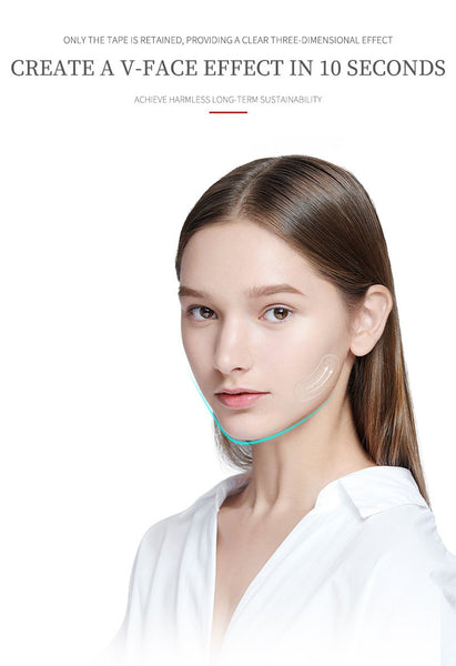 [MPTA00016]MEIPENG Face Lift Sticker V-Shape  Invisible Facial Tools Label Chin Adhesive Tape Makeup