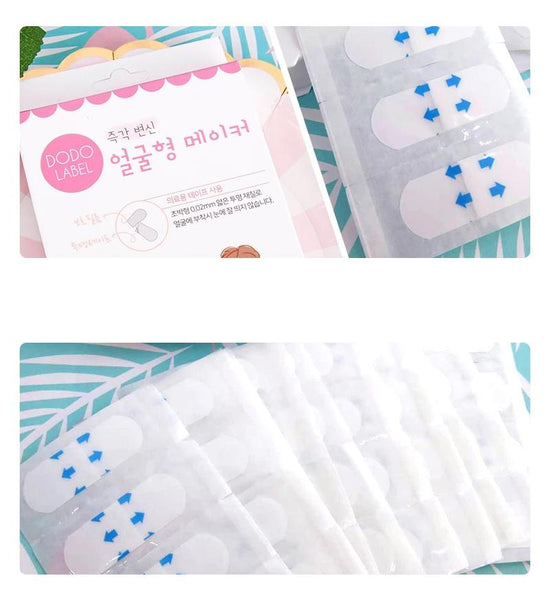 [MPTA00016]MEIPENG Face Lift Sticker V-Shape  Invisible Facial Tools Label Chin Adhesive Tape Makeup