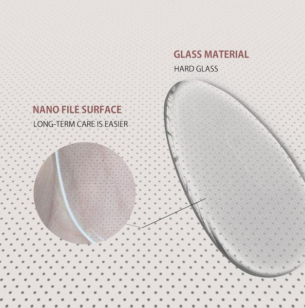 [MPTA00017]MEIPENG Antibacterial Glass Foot File Dead Skin Callus Remover Pedicure Scrubber