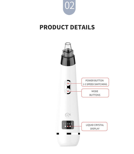 [MPTA00018] MEIPENG Explosions Color Blackhead Remover Electric Pore Cleaner Home Beauty Instrument