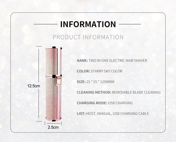 [MPTA00025] MEIPENG New lipstick electric shaver depilator for women