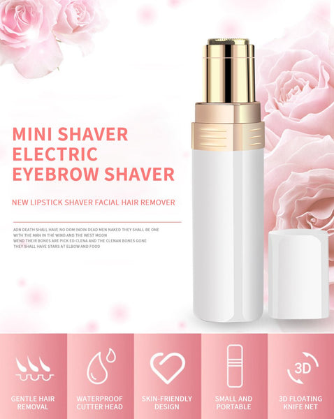 [MPTA00026] MEIPENG New lipstick shaver facial hair remover USB charging Mini shaver electric eyebrow shaver