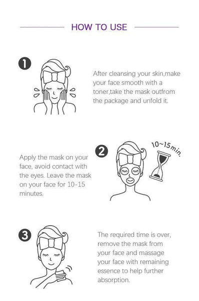 MITOMO Natural Q10 Moisturizing Vibrancy Facial Essence Mask MT612-A-5