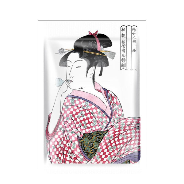 [TKJP00512-07-024]MITOMO Type 7 [JP UKIYOE trial set 24 sheets] Beautiful skin face mask - Made in Japan - Best gift to moisturize your skin.