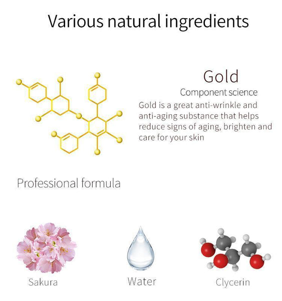 Mitomo Gold + Cherry Blossom Facial Essence Mask JP004-A-0