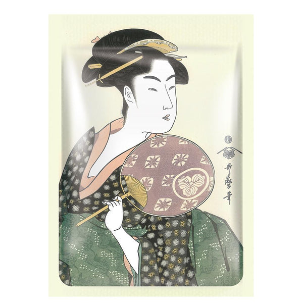 MITOMO Type F [JP UKIYOE trial set 12 sheets] Beautiful skin face mask - Made in Japan - Reward yourself, moisturize your skin. - Mitomo America