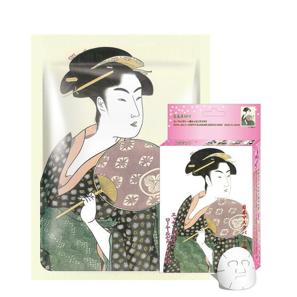Mitomo Royal Jelly + Cherry Blossom Facial Essence Mask JP004-A-1