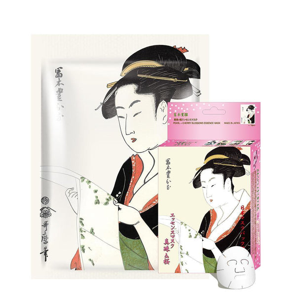 Mitomo Pearl + Cherry Blossom Facial Essence Mask JP004-A-3