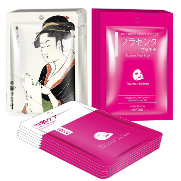 MITOMO Cherry Blossom Pink Edition Pearl&Placenta: 3 types = 26 pieces