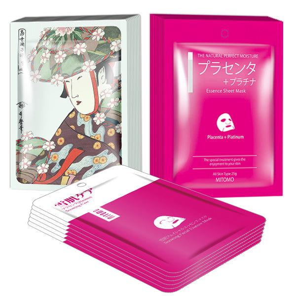 MITOMO Cherry Blossom Pink Edition Aloe&Placenta: 3 types = 26 pieces
