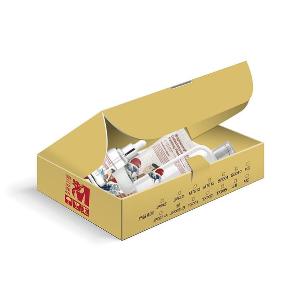 Japan MITOMO Recommended JP007 Series Wholesale Starter Kit Galactomyces Firming Serum(2 boxes) + Skin Toner(2 boxes) + Sheet Mask(2 boxes) [Total 6 Items/Box]
