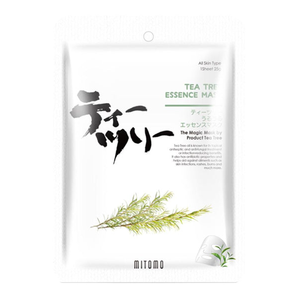 Mitomo Tea Tree Facial Essence Mask JP512-D-1