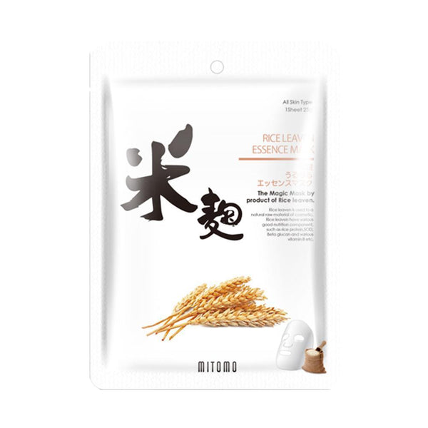Mitomo Rice Leaven Facial Essence Mask JP512-E-4