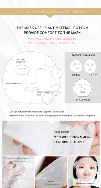 [LBHS000040] MITOMO HS Lucky Box Skincare Beauty Face Mask Sheet bundles-Made in Japan- Type:7 SKU- 40 pcs