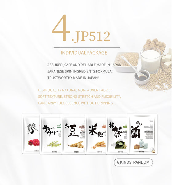 [LBPRHS030] MITOMO HS Lucky Box Skincare Beauty Face Mask Sheet bundles-Made in Japan- Type:12 SKU- 30 pcs