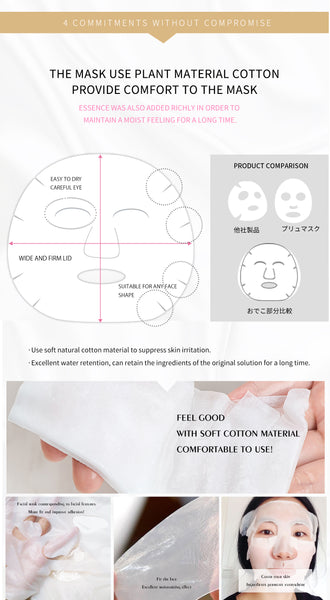 [LBPRHS030] MITOMO HS Lucky Box Skincare Beauty Face Mask Sheet bundles-Made in Japan- Type:12 SKU- 30 pcs