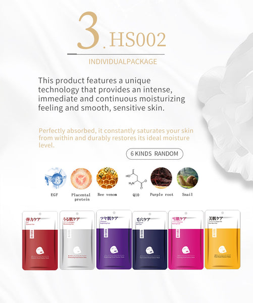 [LBPRHS040] MITOMO HS Individual Magic Box Skincare Beauty Face Mask Sheet bundles-Made in Japan-40 pcs