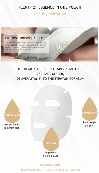 [LBPRHS040] MITOMO HS Individual Magic Box Skincare Beauty Face Mask Sheet bundles-Made in Japan-40 pcs