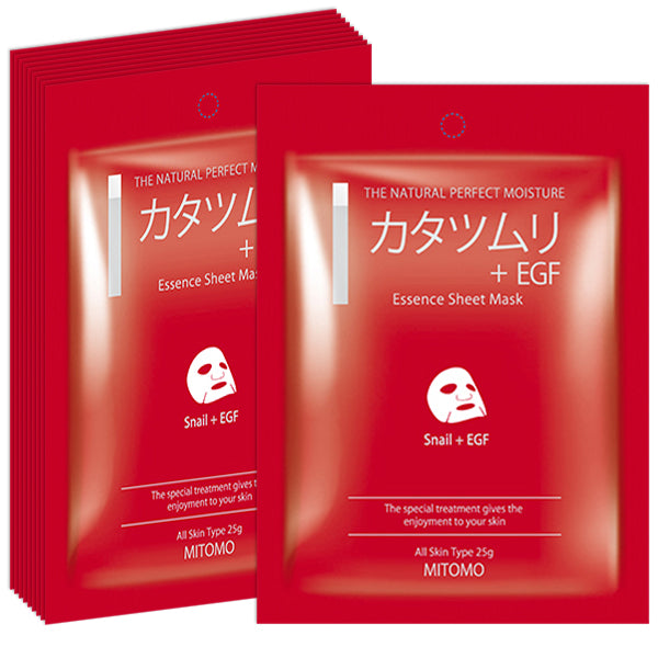 Mitomo Snail + EGF Regeneration Facial Essence Mask MC001-A-0