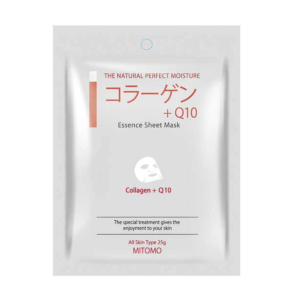 Mitomo Collagen + Q10 Elasticity Facial Essence Mask MC001-A-1