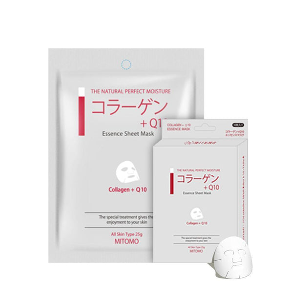 Mitomo Collagen + Q10 Elasticity Facial Essence Mask MC001-A-1