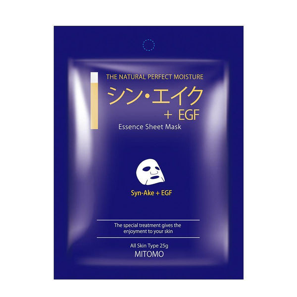 Mitomo Syn-Ake + EGF Snowing Facial Essence Mask MC001-A-3