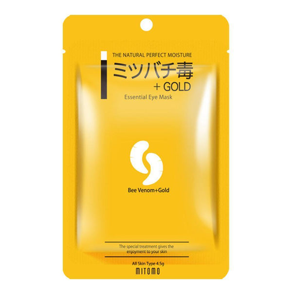 Mitomo Bee venom + Gold Essence Eye Sheet Mask MC002-A-0