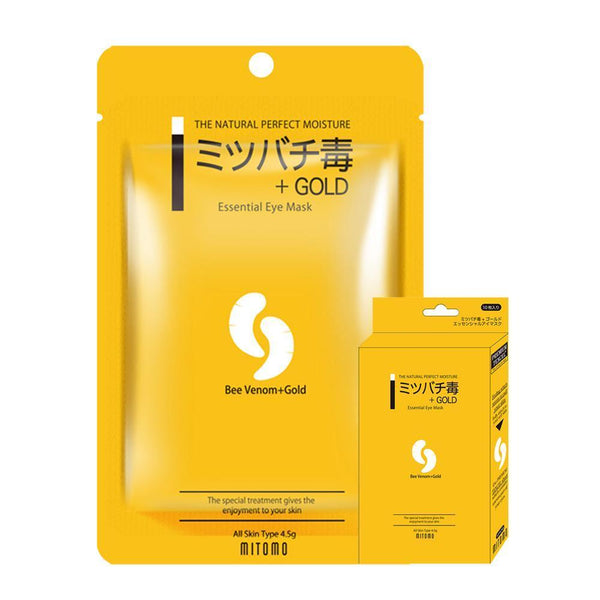 Mitomo Bee venom + Gold Essence Eye Sheet Mask MC002-A-0