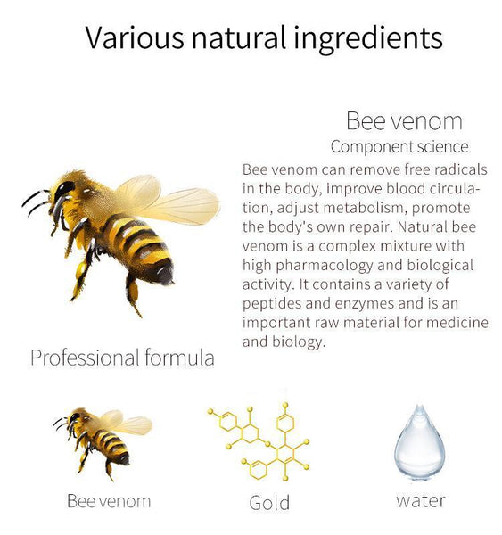 Mitomo Bee venom + Gold Essence Eye Sheet Mask MC002-A-0