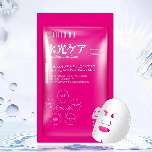 Mitomo Japan Snowing Care Facial Essence Mask 36 PCS/Pack MT101-E-4