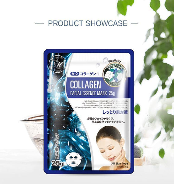 MITOMO Natural Collagen Elasticity Facial Essence Mask MT512-A-0