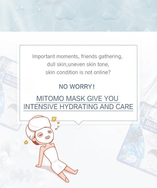 MITOMO Natural Q10 Resilience Facial Essence Mask MT512-A-2
