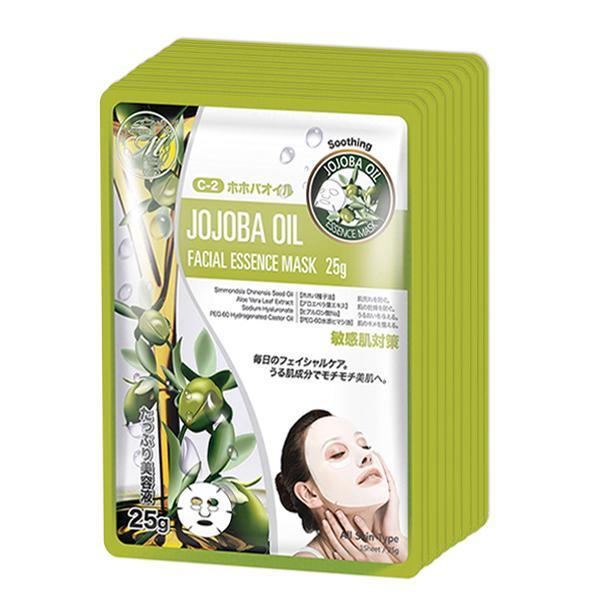 MITOMO Natural Jojoba Oil Soothing Facial Essence Mask MT512-C-2