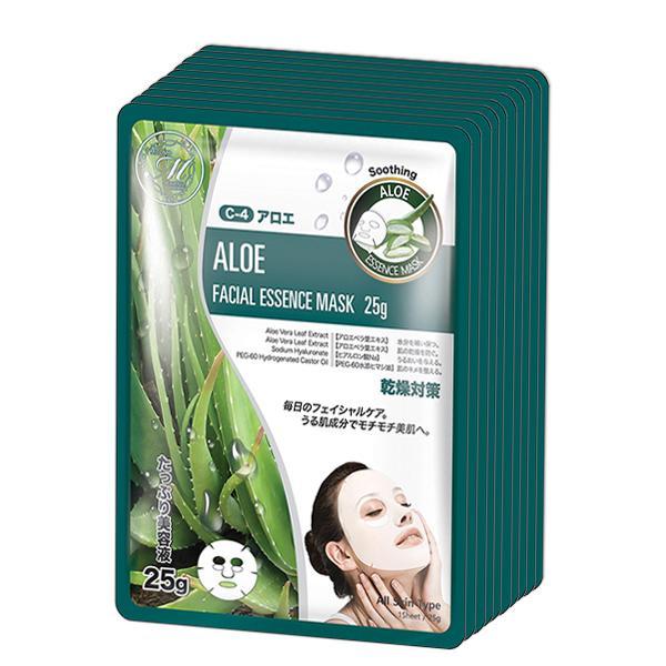MITOMO Natural Aloe Moisturizing Facial Essence Mask MT512-C-4