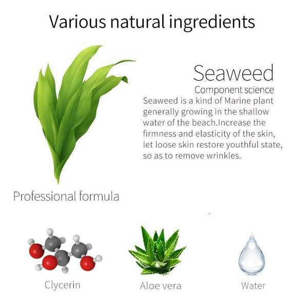 MITOMO Natural Seaweed Purifying Facial Essence Mask MT512-C-5