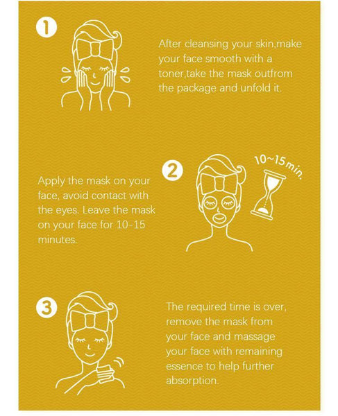 MITOMO Natural Argan Oil Moisturizing Facial Essence Mask MT512-C-0
