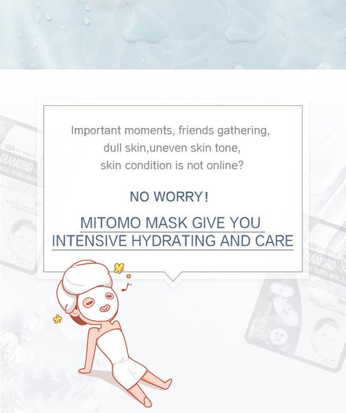 MITOMO Natural 512 Diamond Facial Essence Mask MT512-D-0
