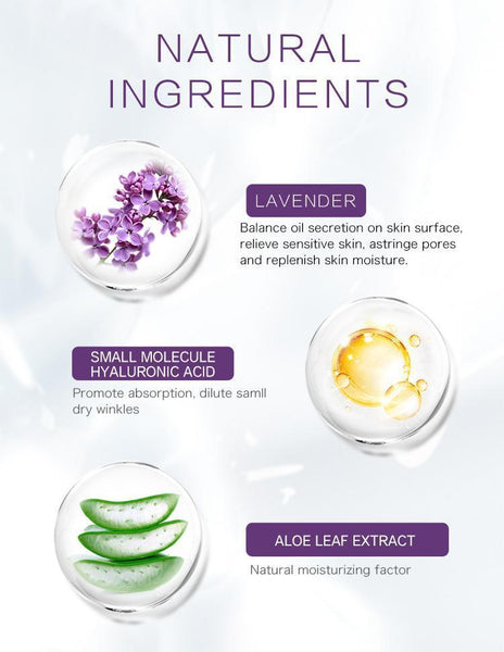 MITOMO Natural Lavender Balancing Facial Essence Mask MT512-D-4