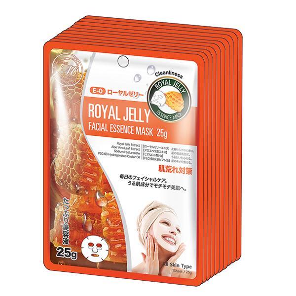 MITOMO Natural Royal Jelly Cleanliness Facial Essence Mask MT512-E-0