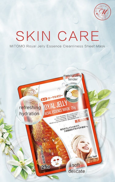 MITOMO Natural Snail Regeneration Facial Essence Mask MT512-E-6