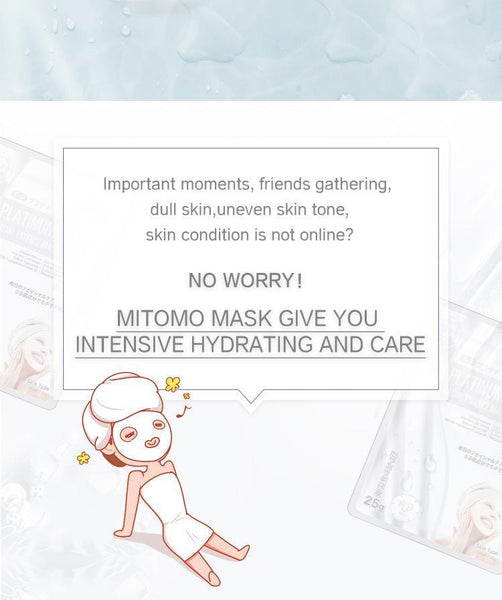 MITOMO Natural Platinum Nutrition Facial Essence Mask MT512-E-5
