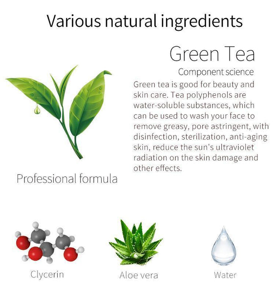 MITOMO Natural Green Tea Moisturizing Soothing Facial Essence Mask MT612-A-0