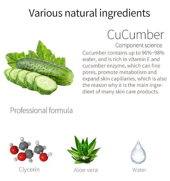 MITOMO Natural Cucumber Moisturizing Soothing Facial Essence Mask MT612-A-1