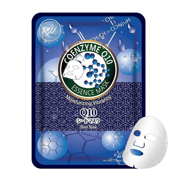 MITOMO Natural Q10 Moisturizing Vibrancy Facial Essence Mask MT612-A-5